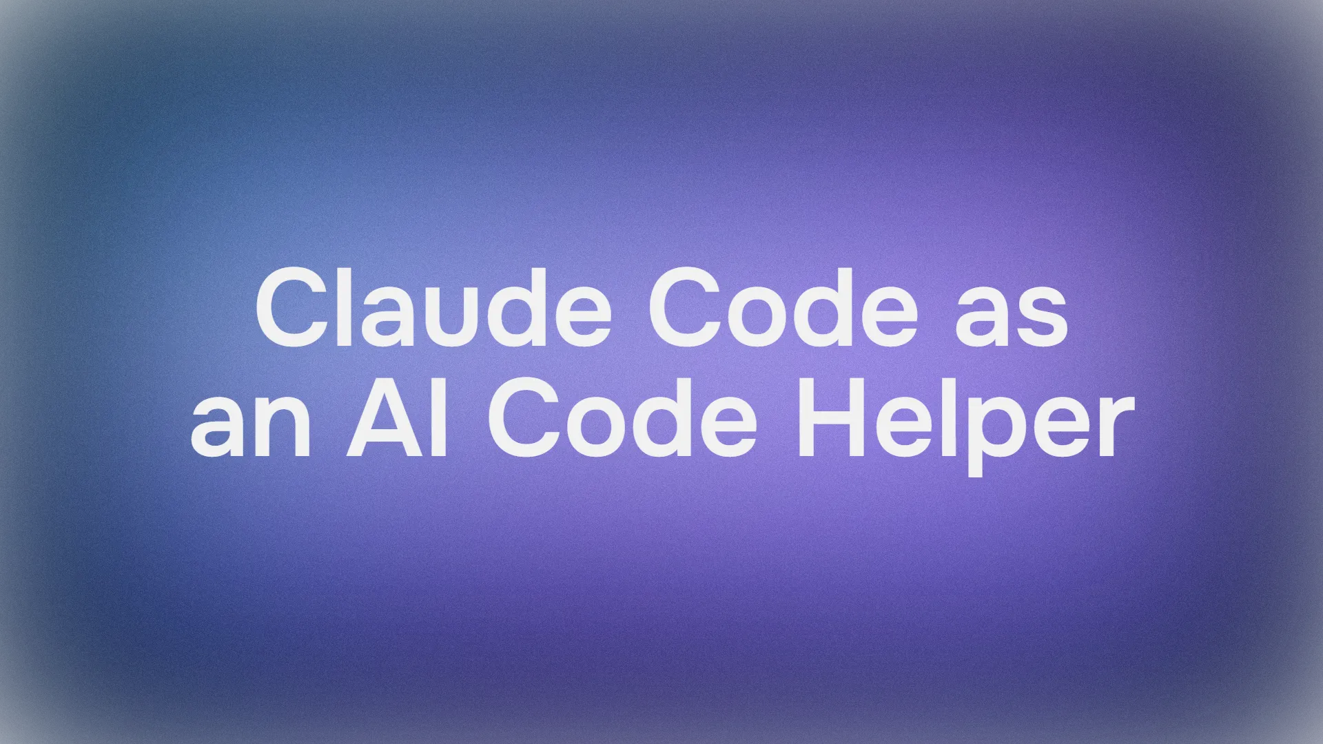 AI 코딩 도우미, Claude Code 활용법