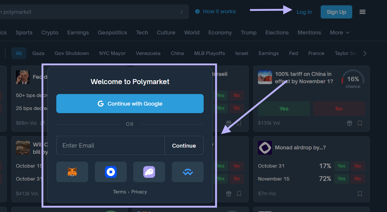 Accessing the Polymarket API