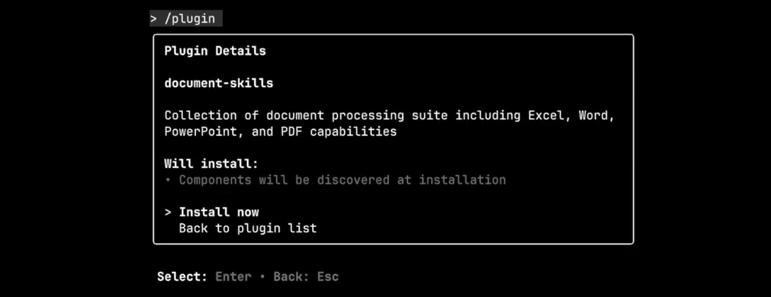 install claude code document-skills