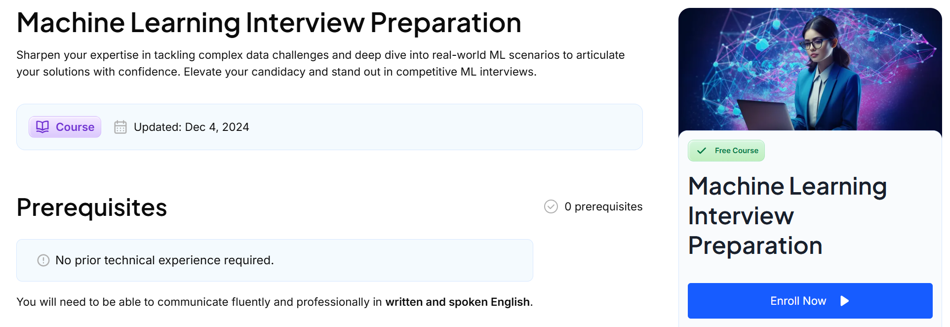 Machine Learning Interview Preparation — Udacity