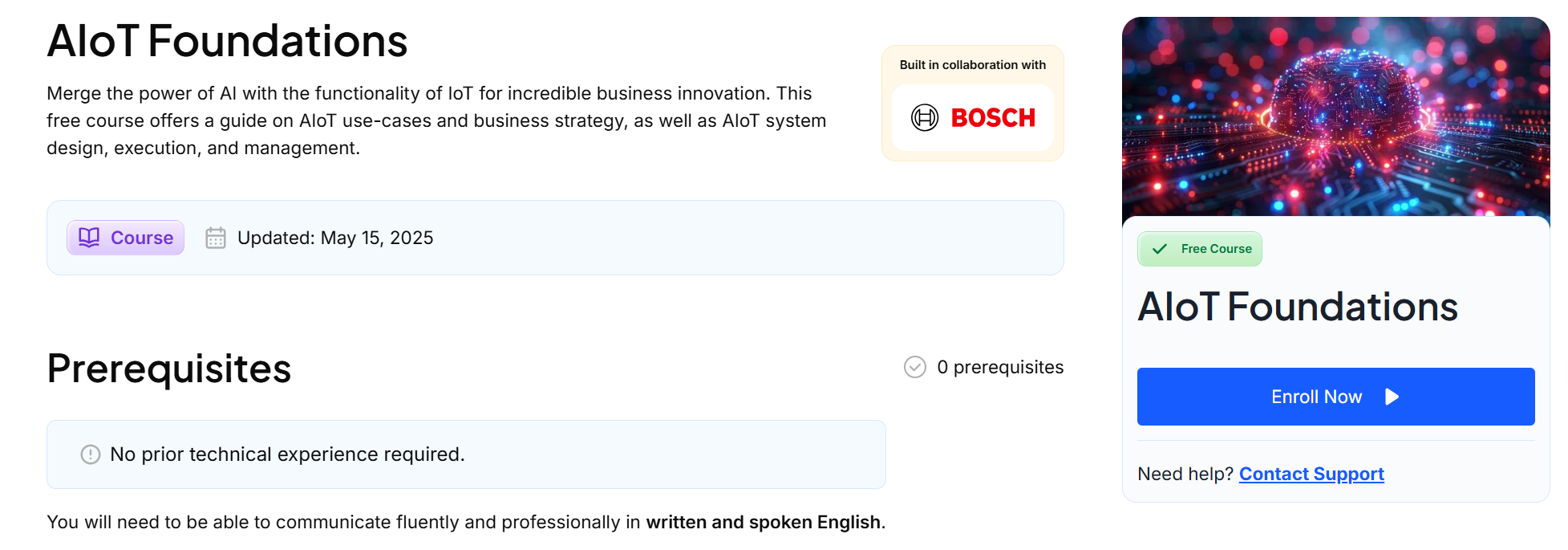 AIoT Foundations — Udacity x Bosch