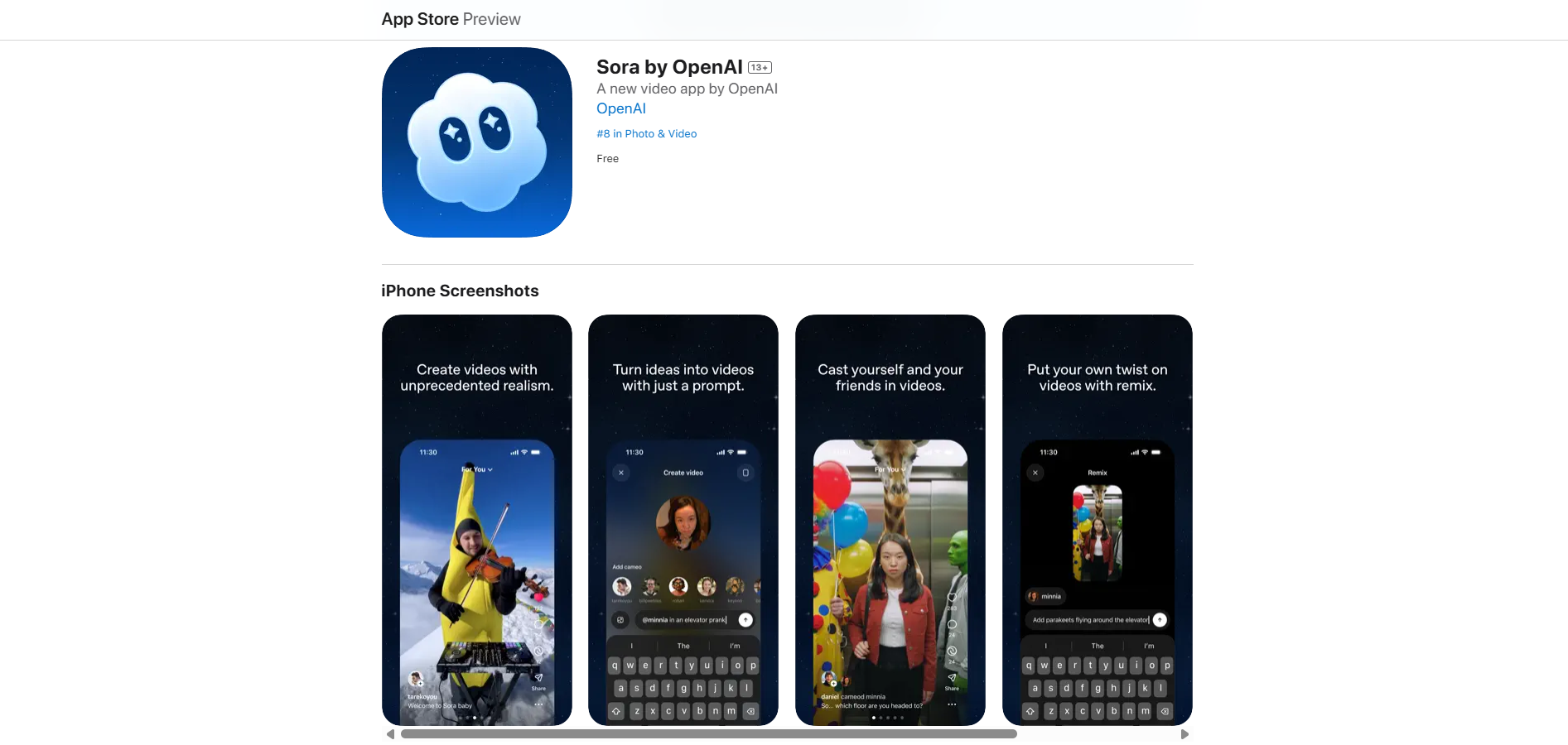 The Sora App Experience