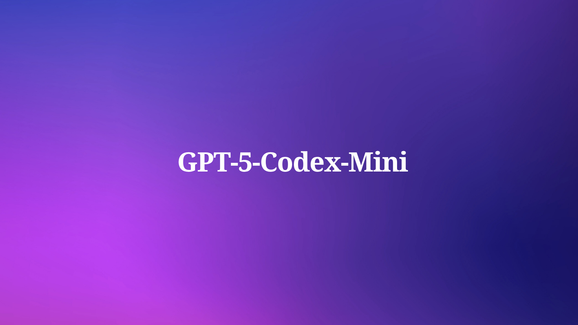 How to Access the GPT-5-Codex-Mini API