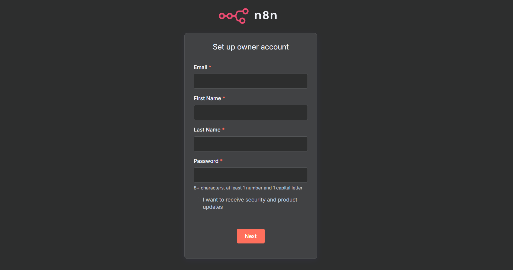 create an n8n account