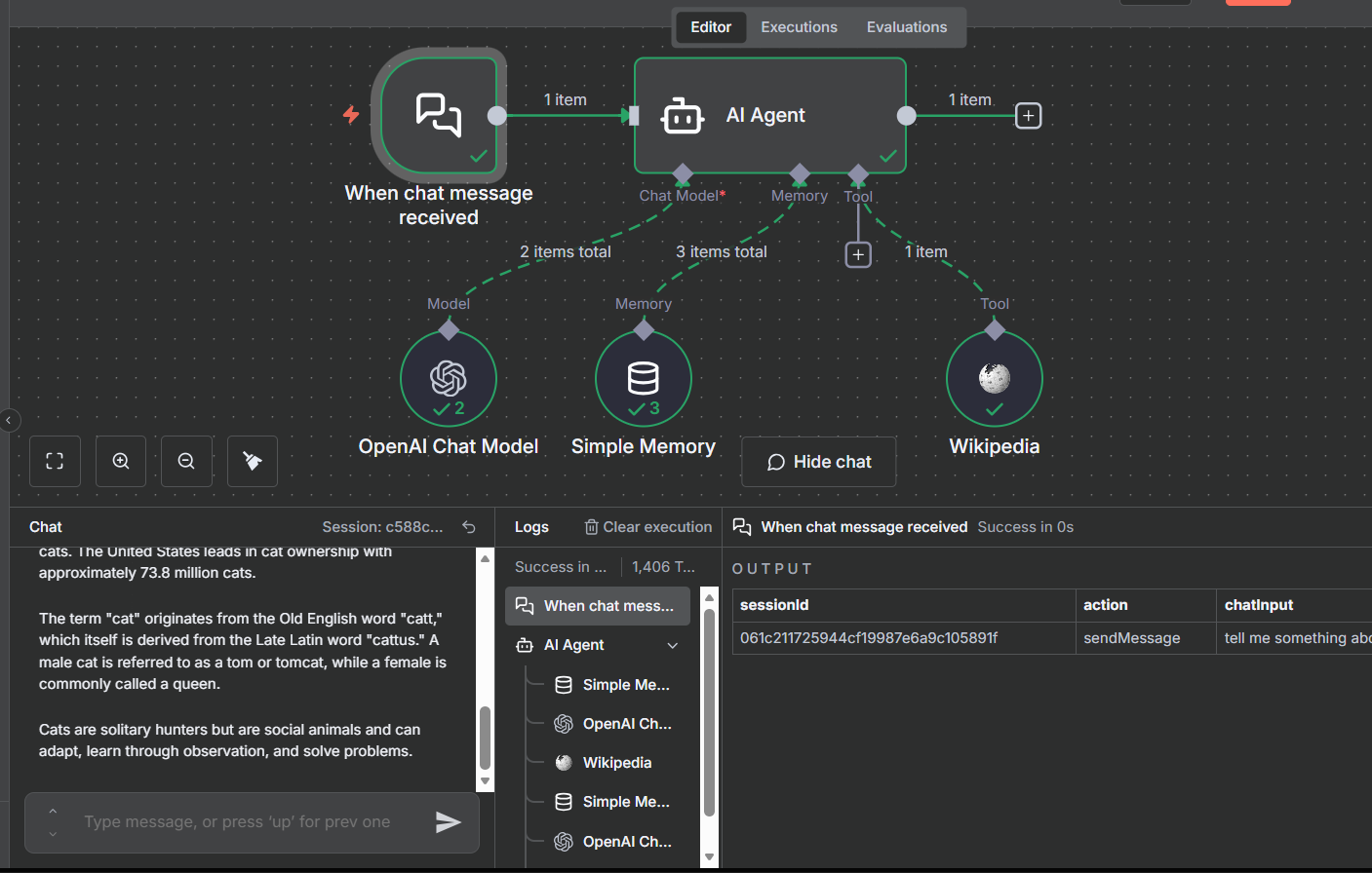 add wikipedia to n8n workflow