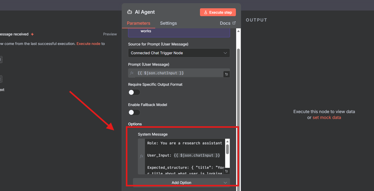 prompt engineering an n8n ai agent