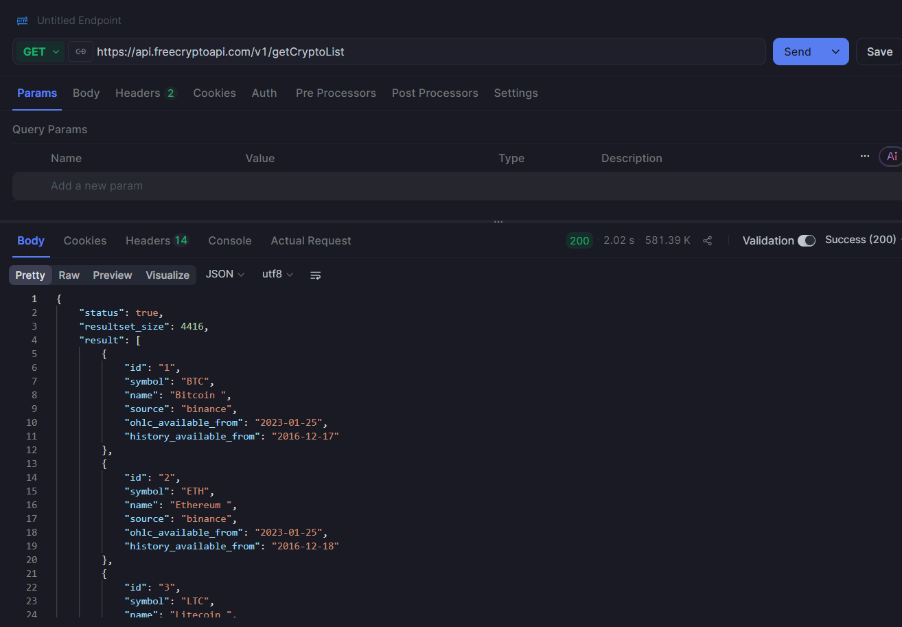creating a new api endpoin