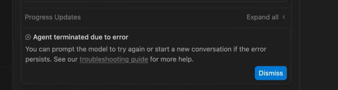 Geminiエージェントのエラー