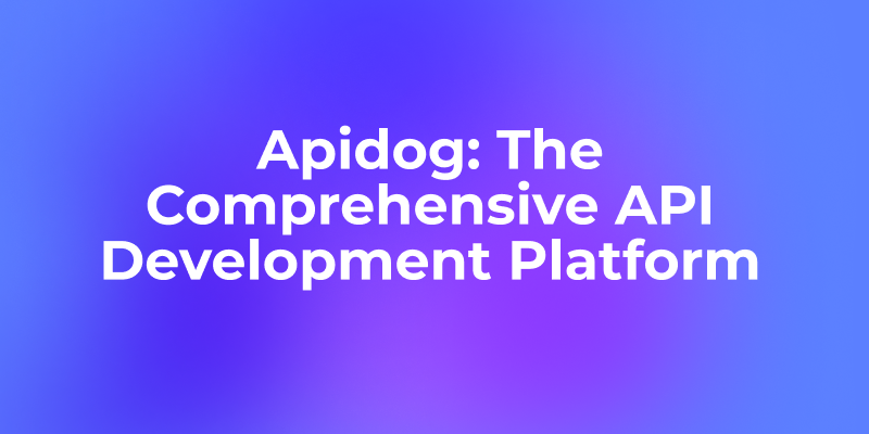 Apidog: API 개발 플랫폼