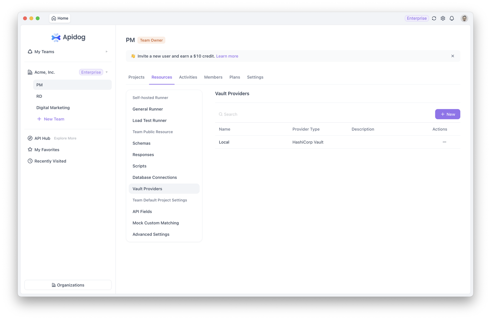 Configure Vault Provider