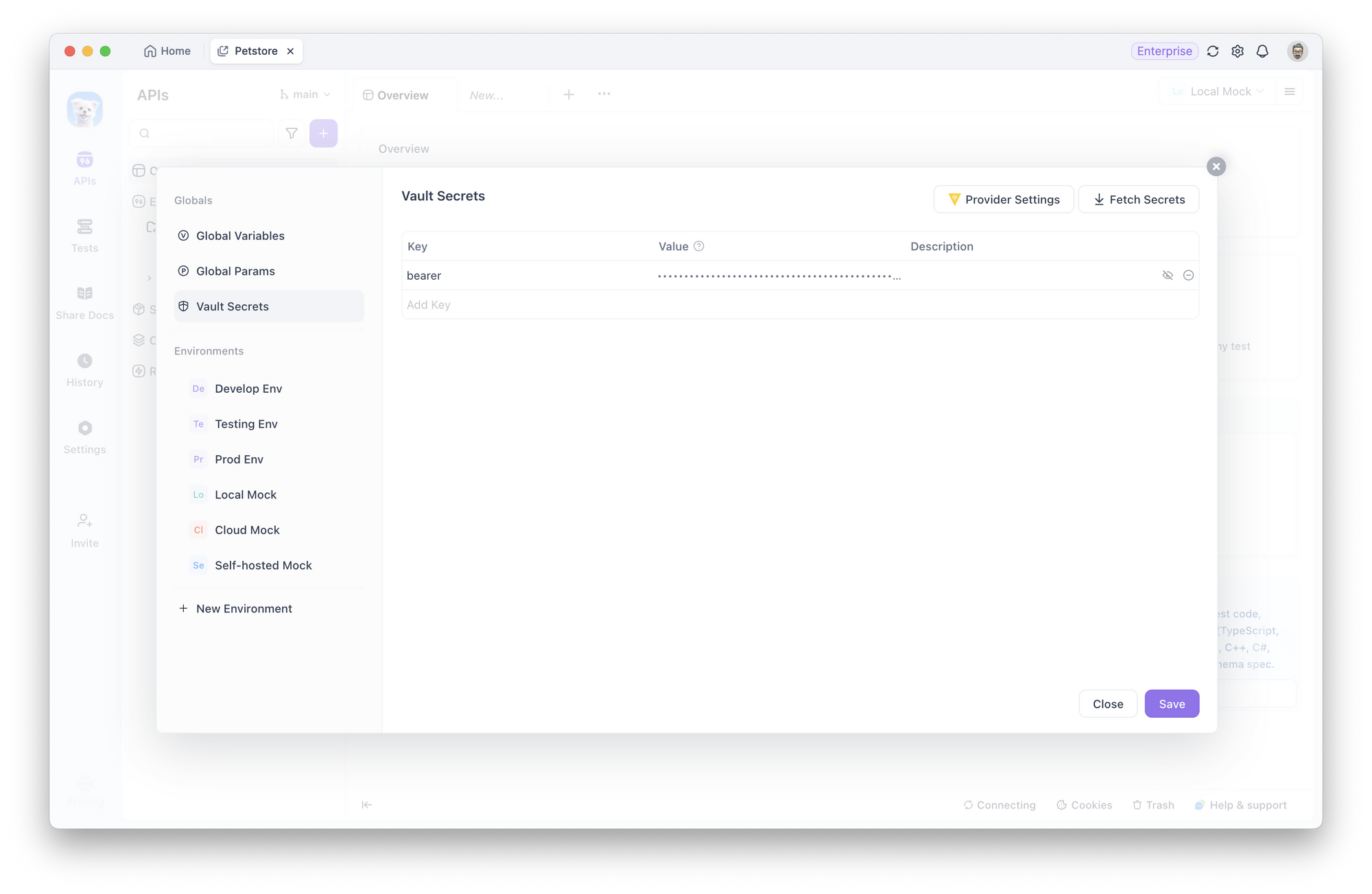 Fetch Secrets and Encrypt Locally