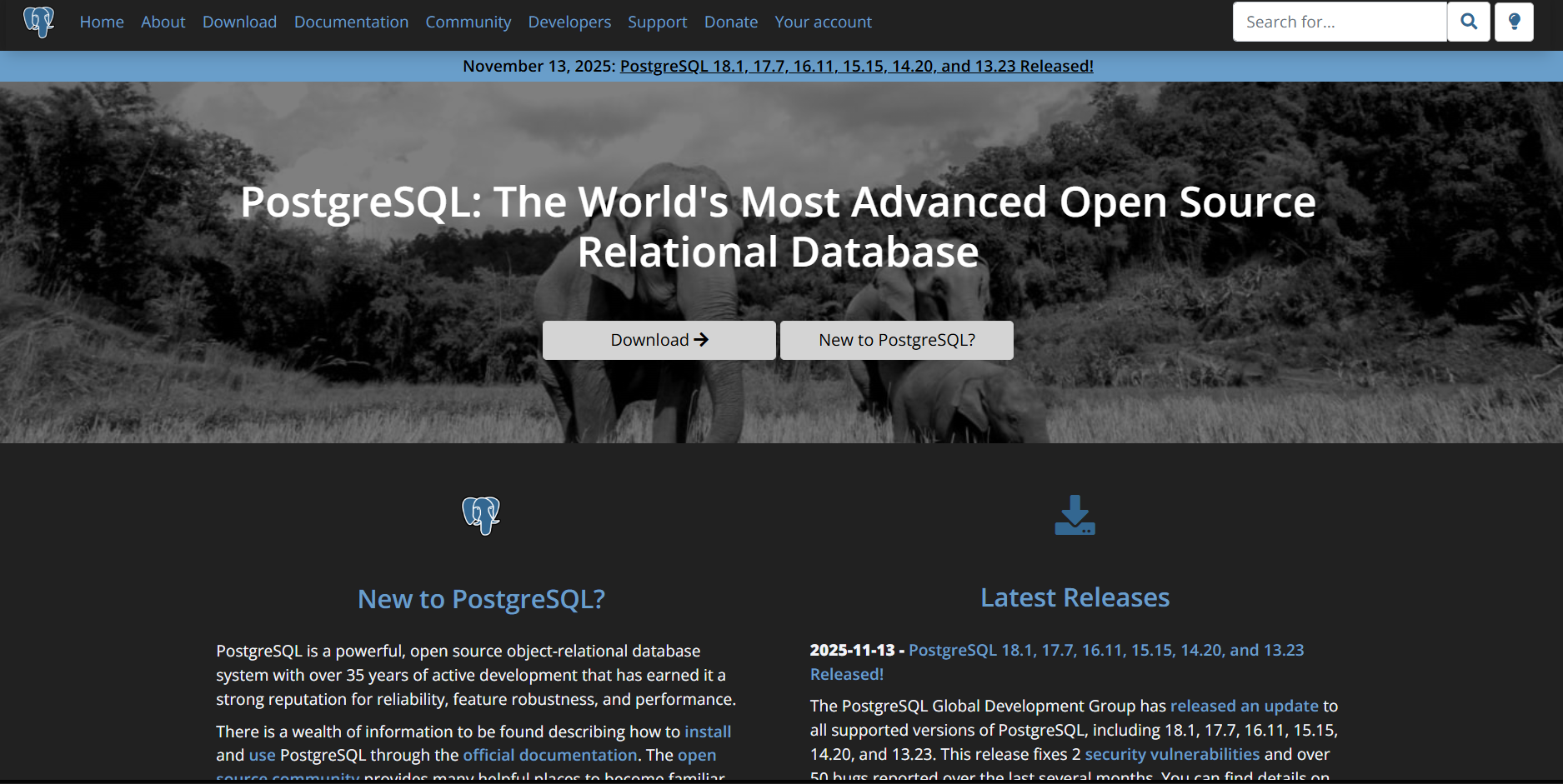 postgresql