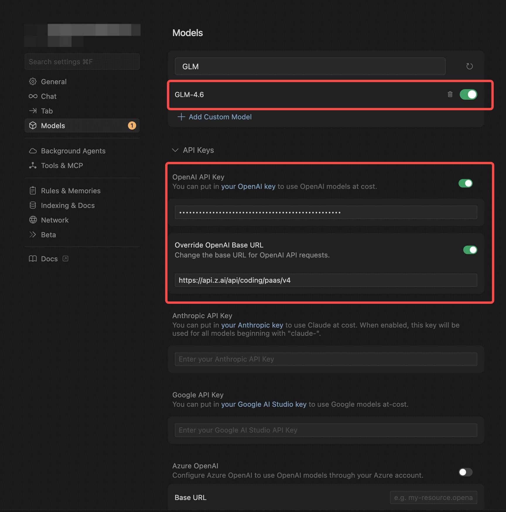 create a custom model
