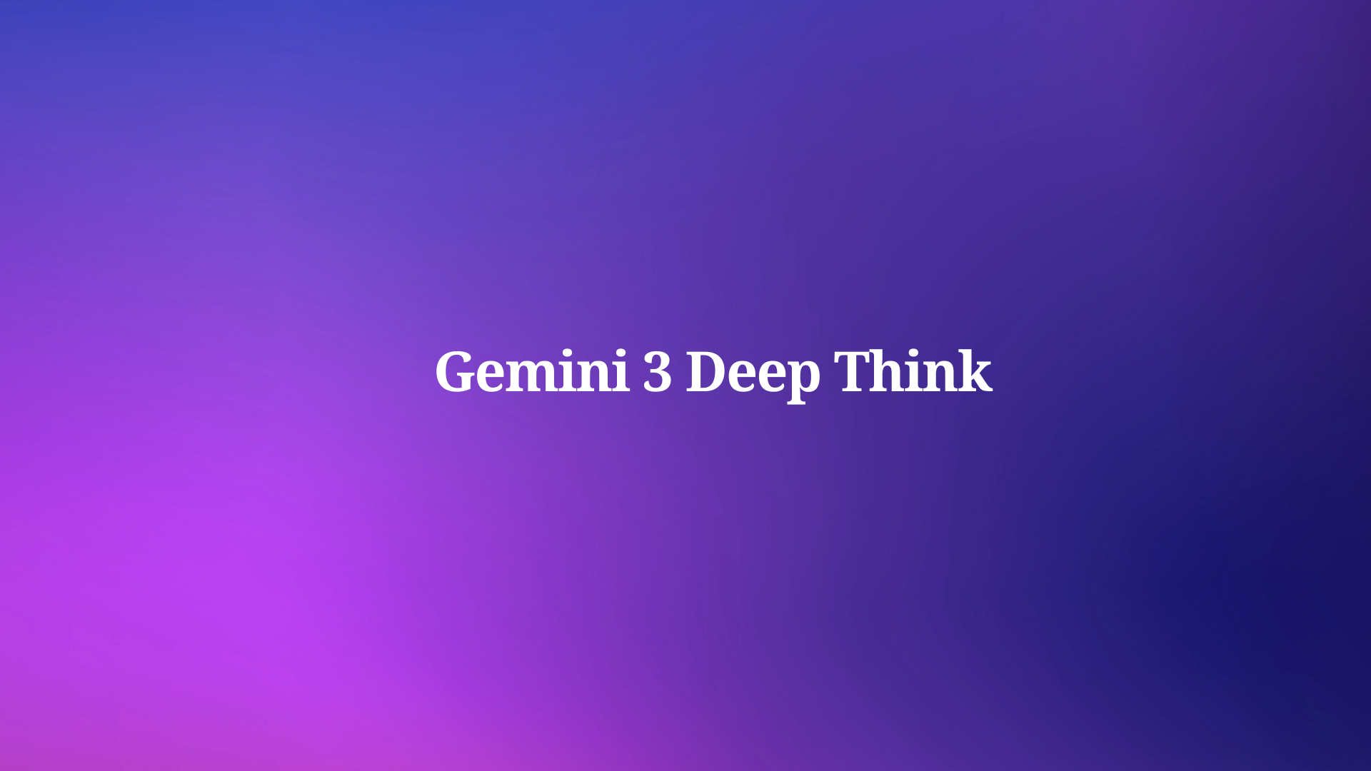 Why Gemini 3 Deep Think Just Made Every Other Reasoning Model Obsolete