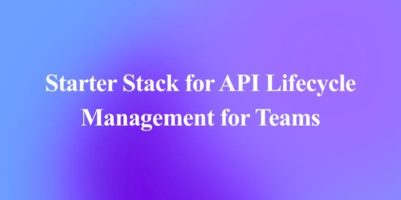 API構築の決定版:チーム向け必須スターターセット