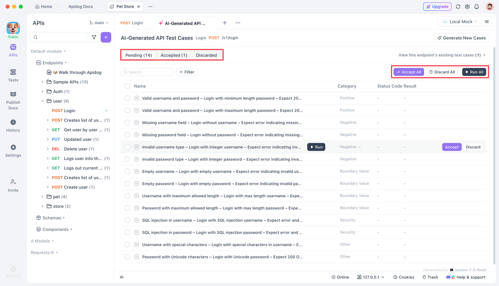 api testing wtih apidog