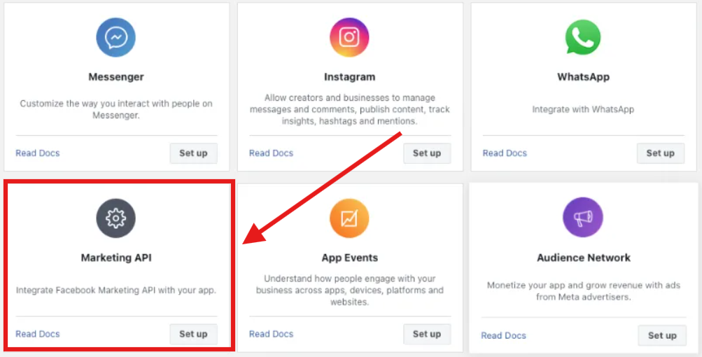 select marketing api