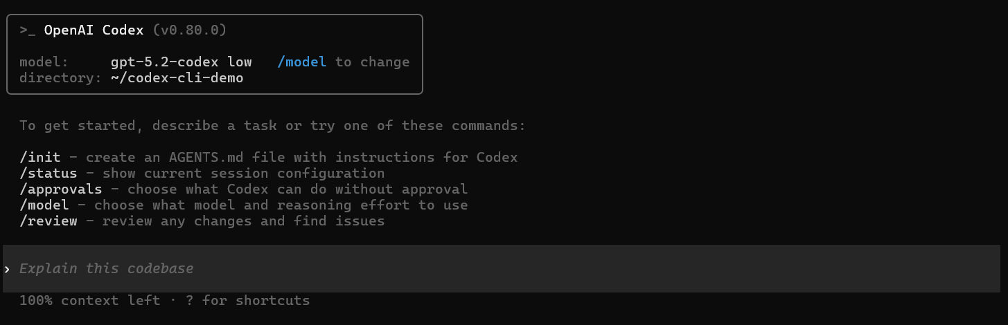 use codex cli in windows wsl