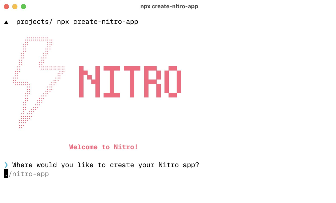 NitroJs for Backend APIs