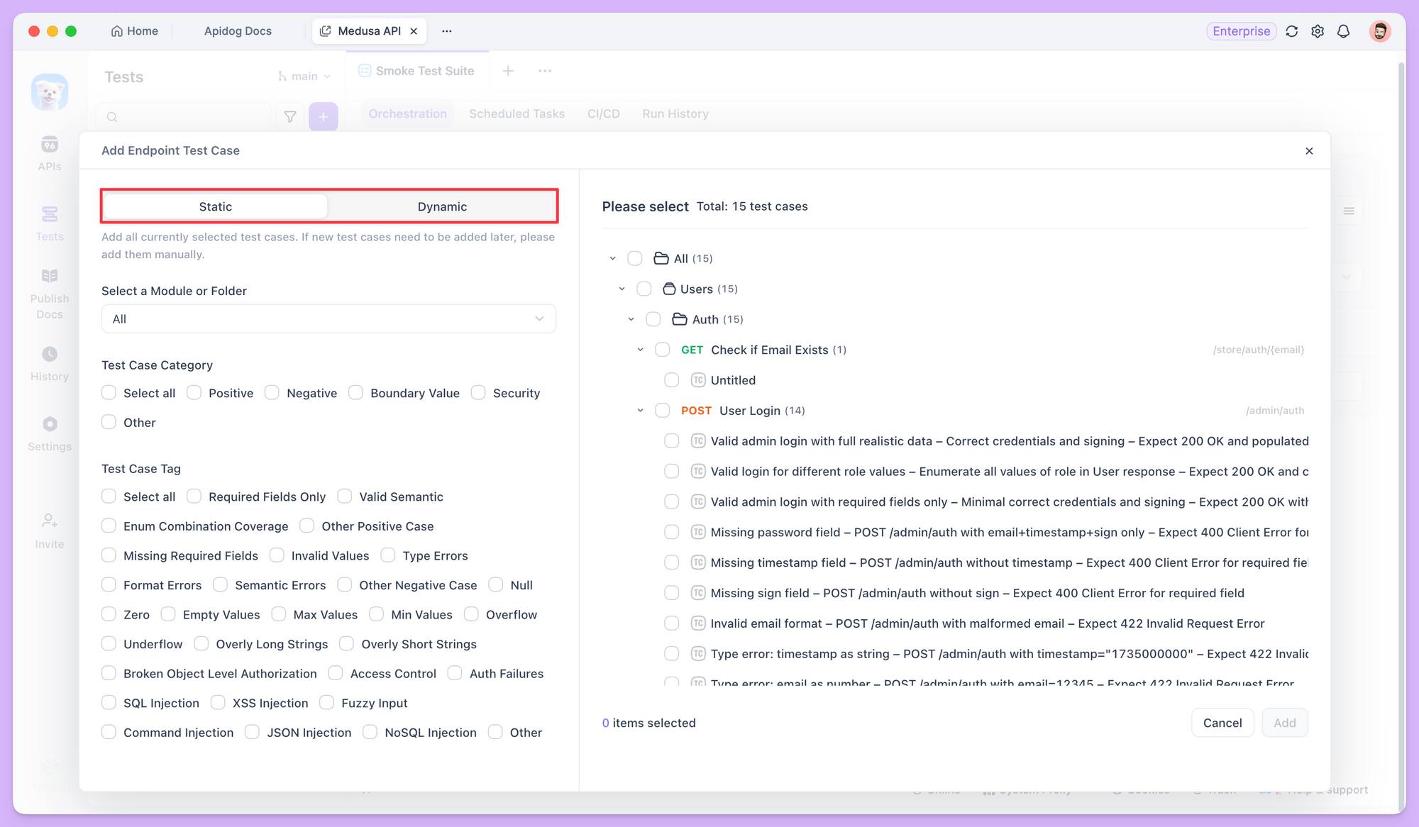 adding test content to test suite
