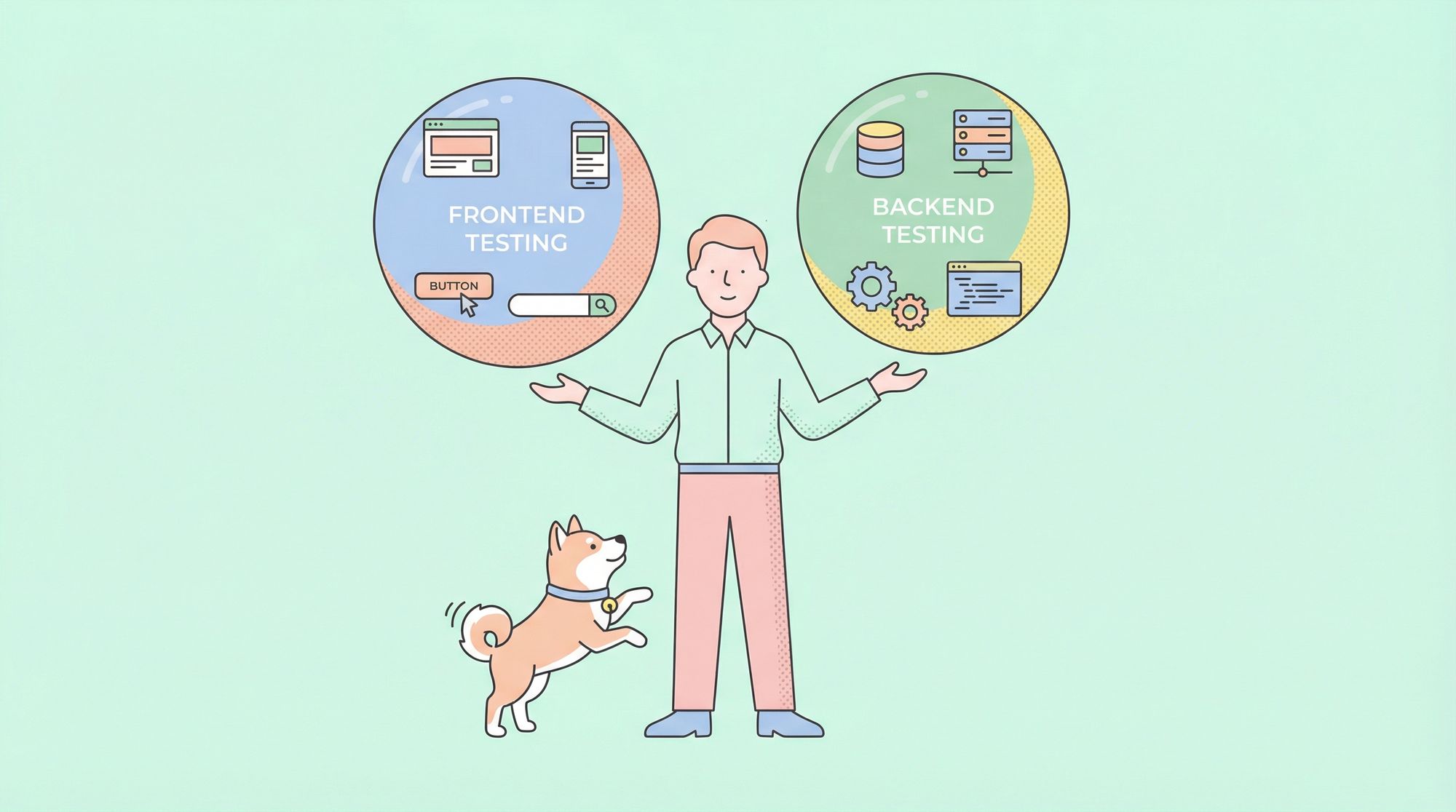 What is Frontend Testing vs Backend Testing?