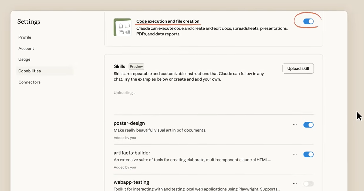 adding skills to claude