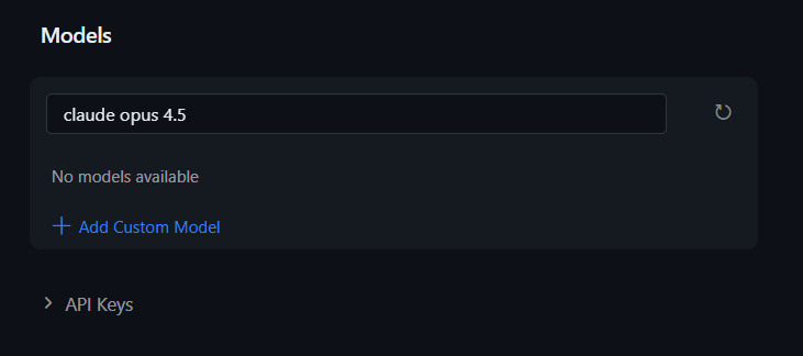 create a custom model