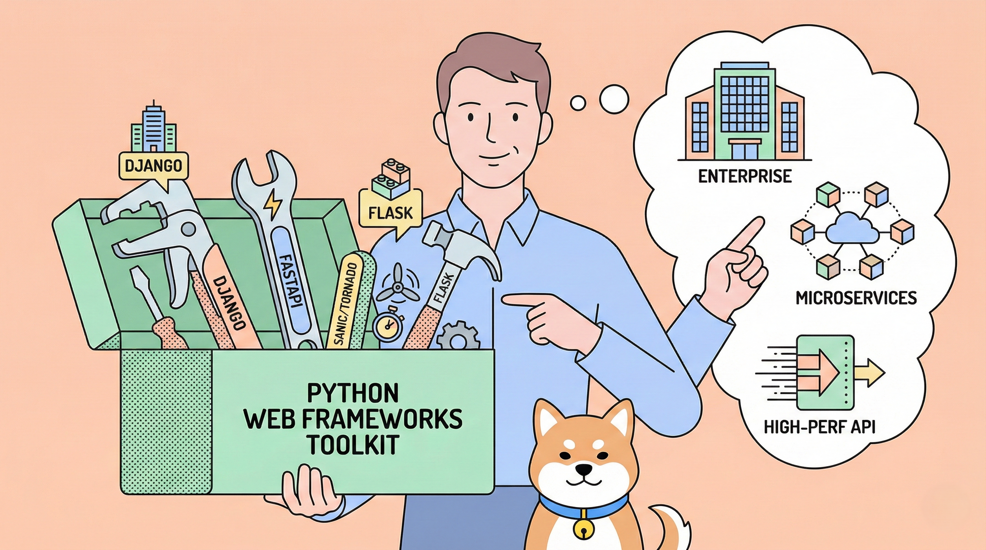 Top 10 Python Web Frameworks for Backend Development