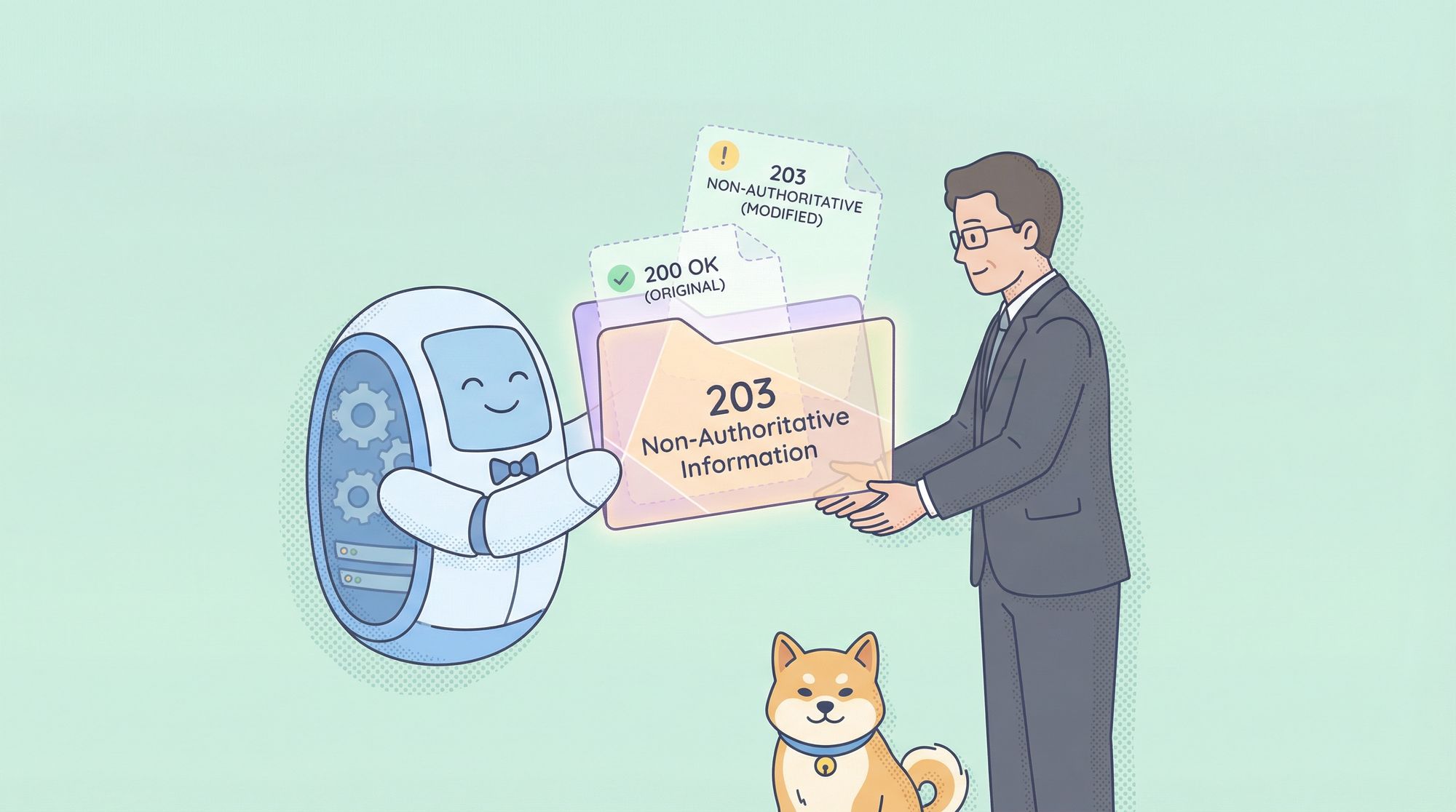 What Is Status Code: 203 Non-Authoritative Information? The Middleman's Memo
