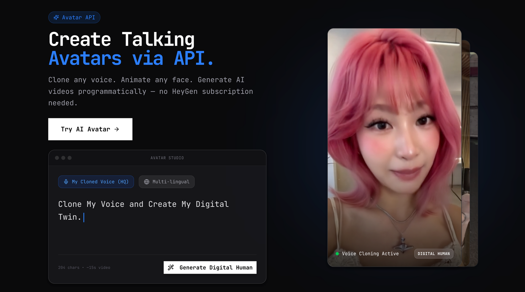 Giao diện Hypereal AI