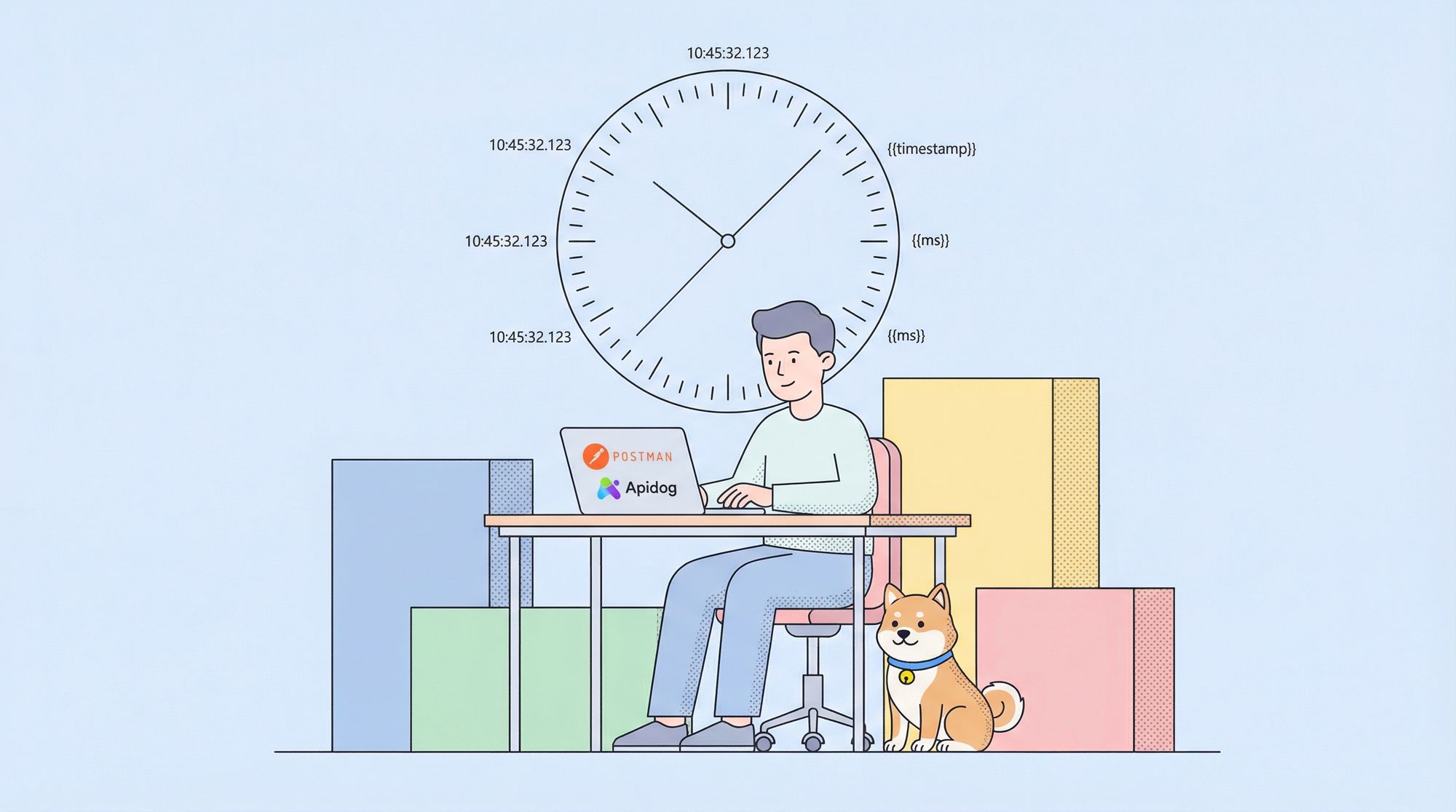 How to create Dynamic variable timestamp in Postman