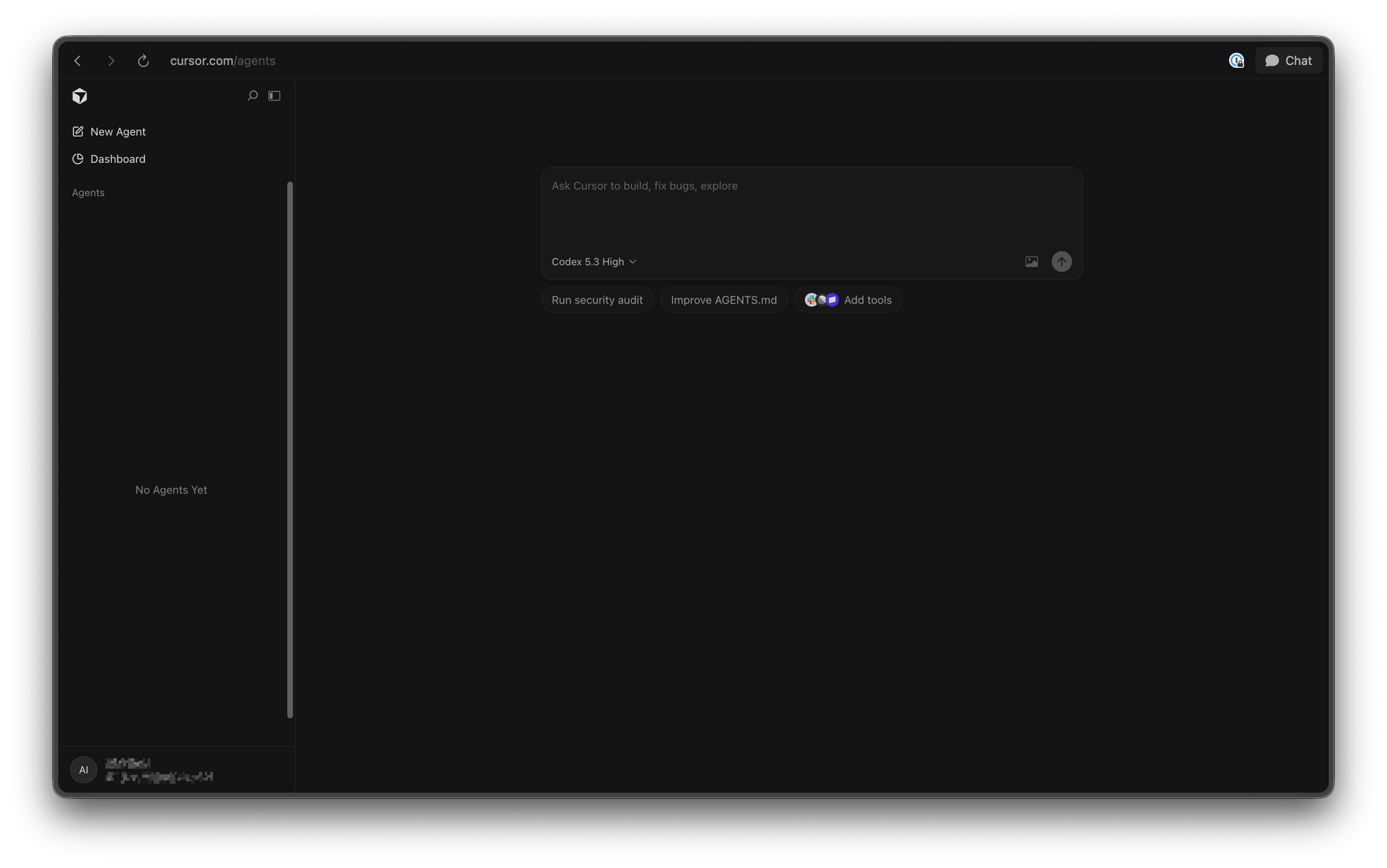 웹의 Cursor 에이전트