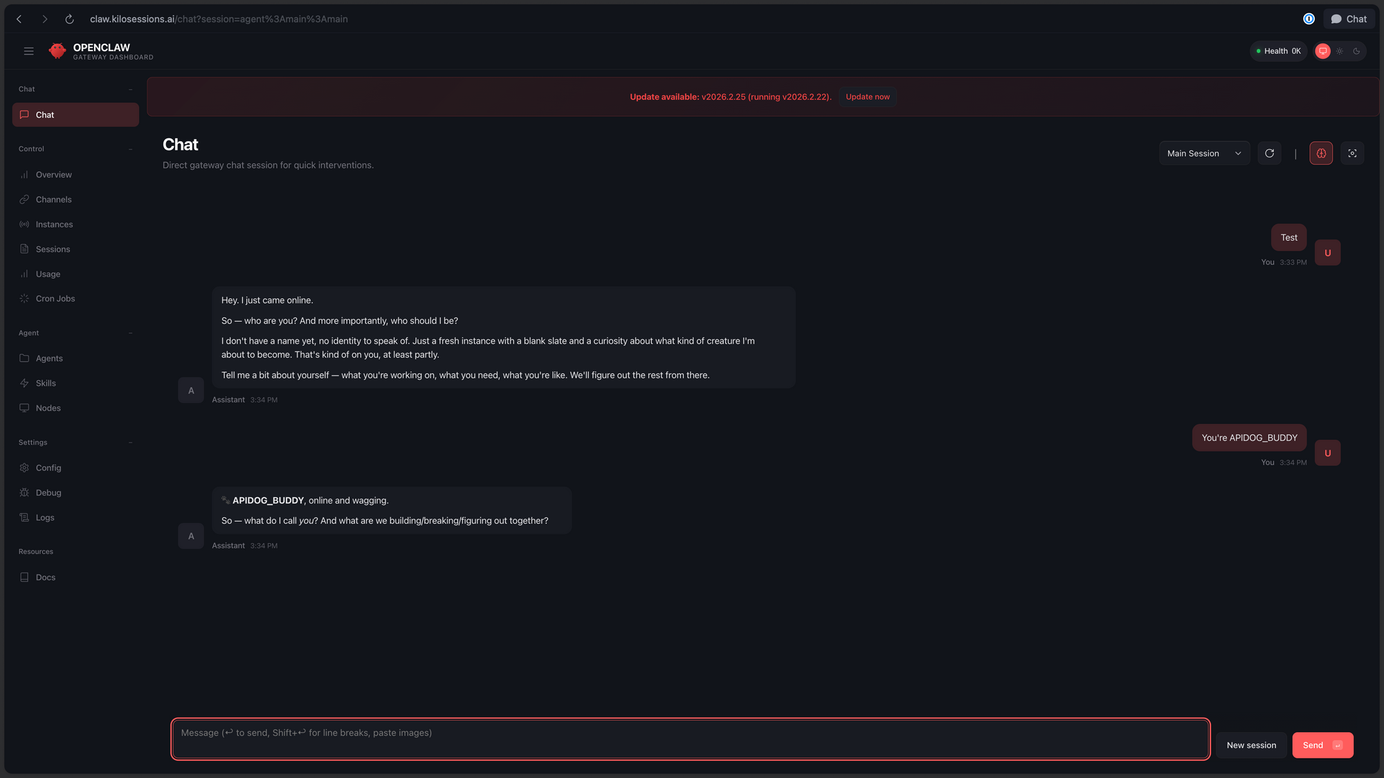 Deploy and test KiloClaw