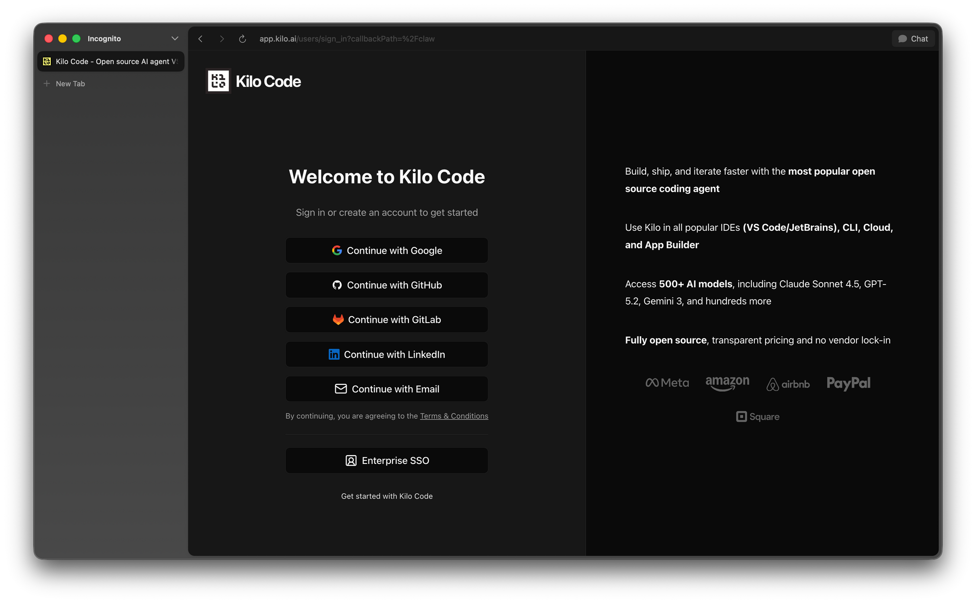 Sign Up Process to KiloClaw