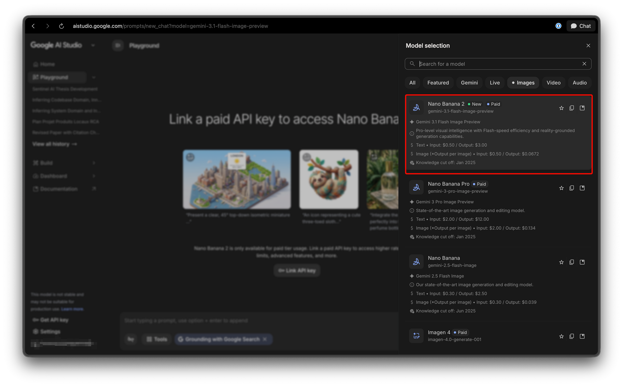 Nano Banana 2 in Google AI Studio