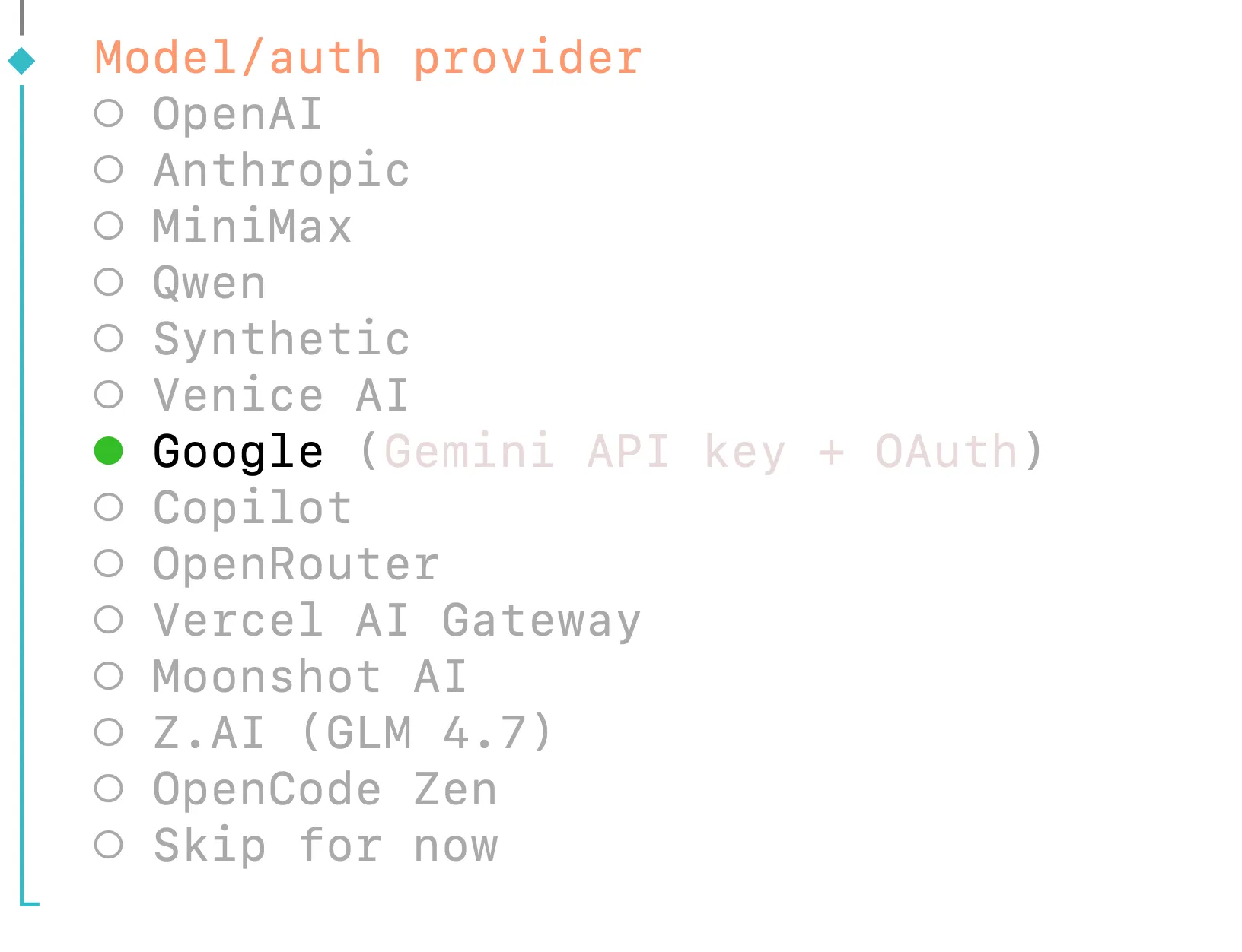 configure openclaw with google gemini 3 pro