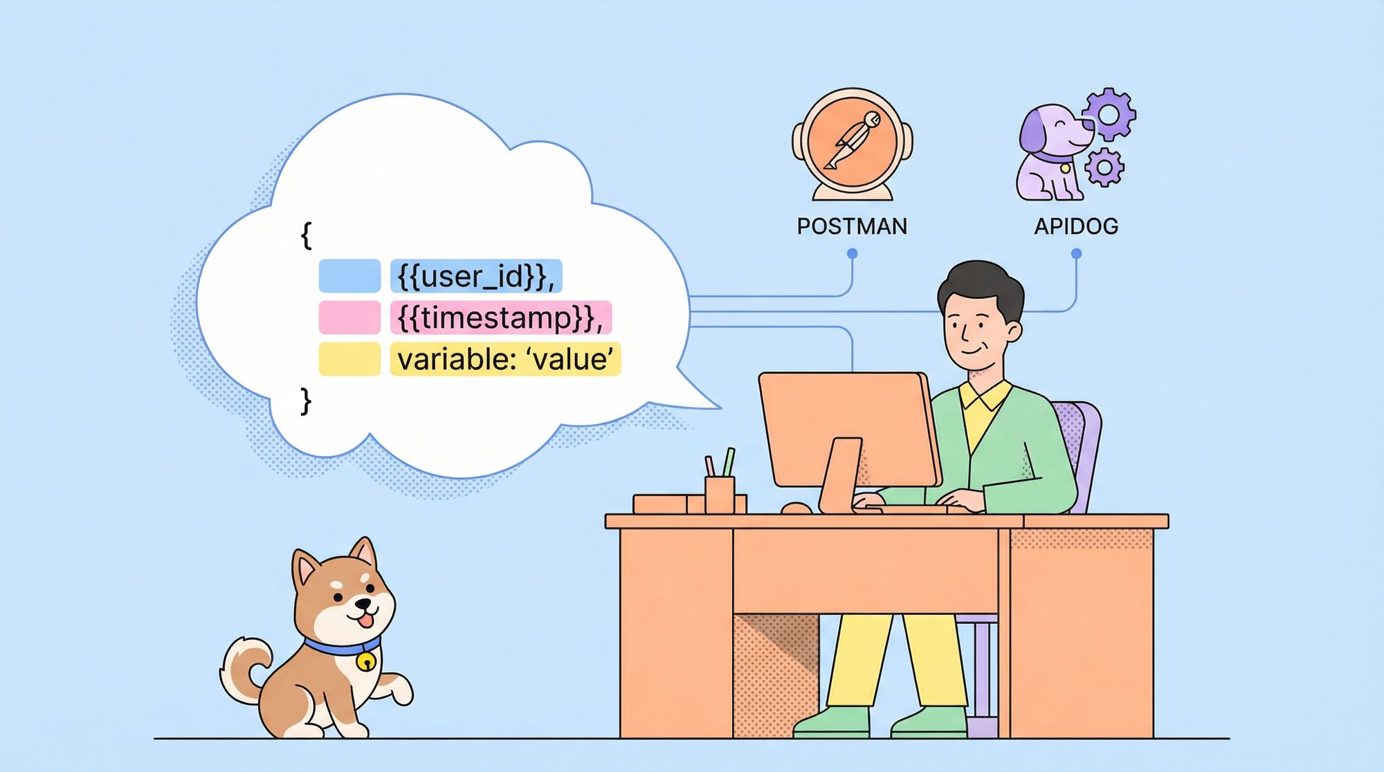 How to Add Variables to JSON Body in Postman?