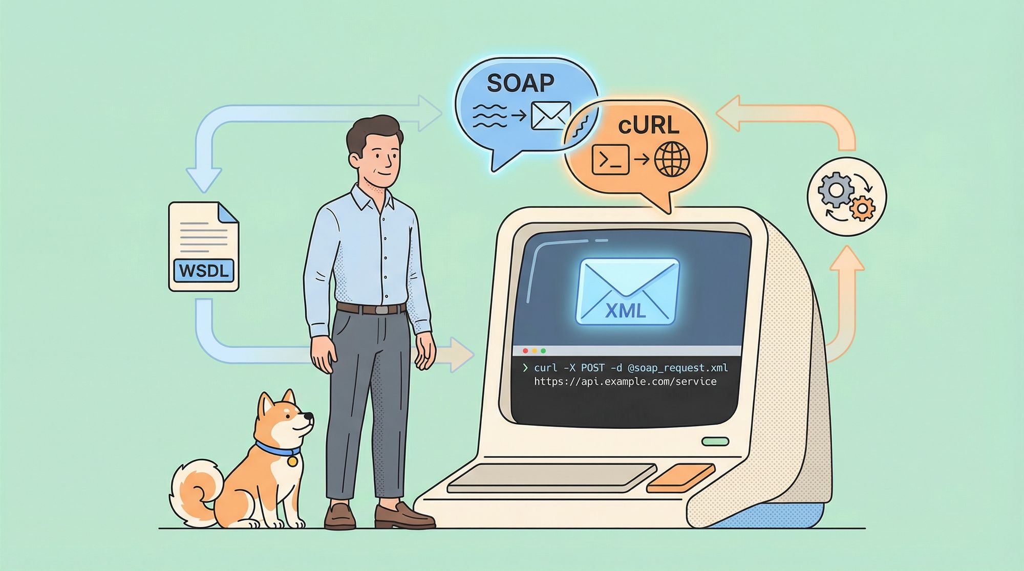 Calling SOAP APIs using cURLs (With Picture)