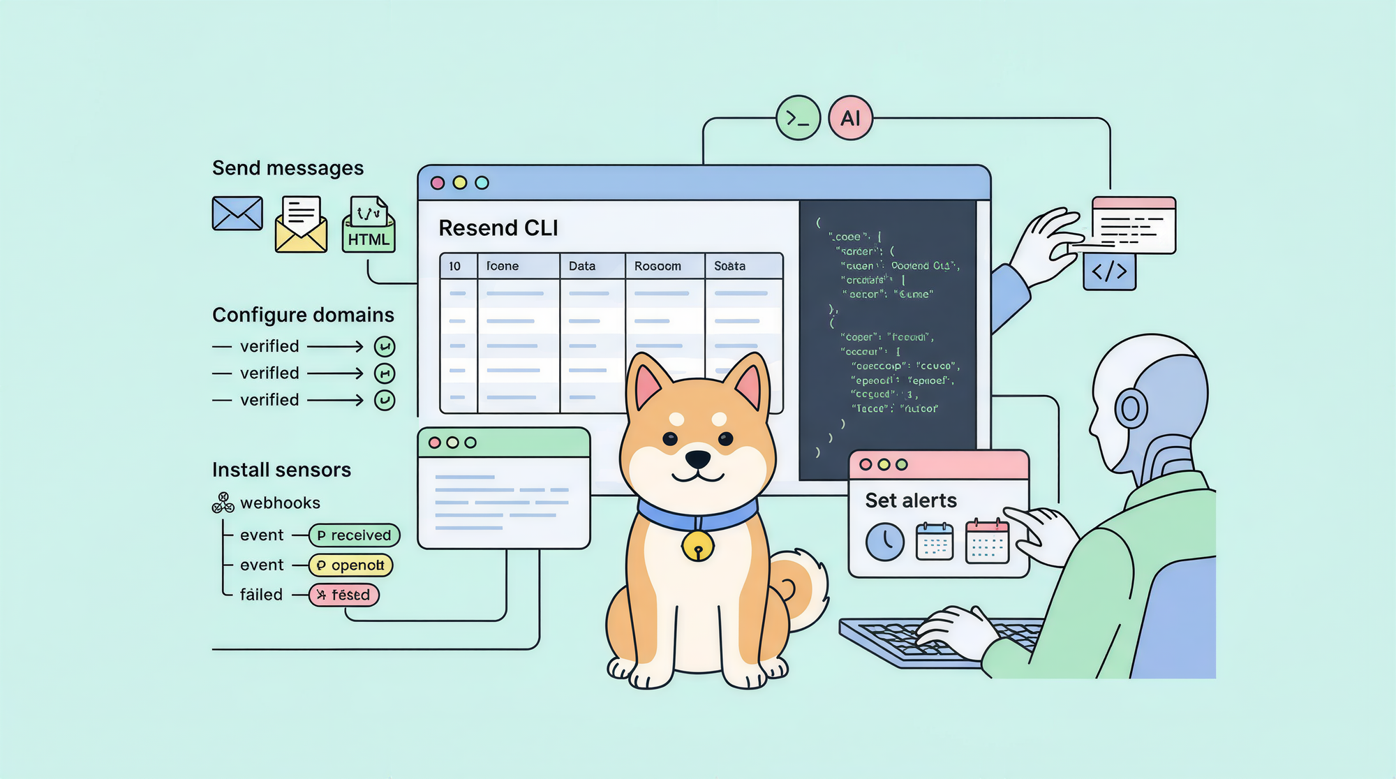 How to install and use the Resend CLI