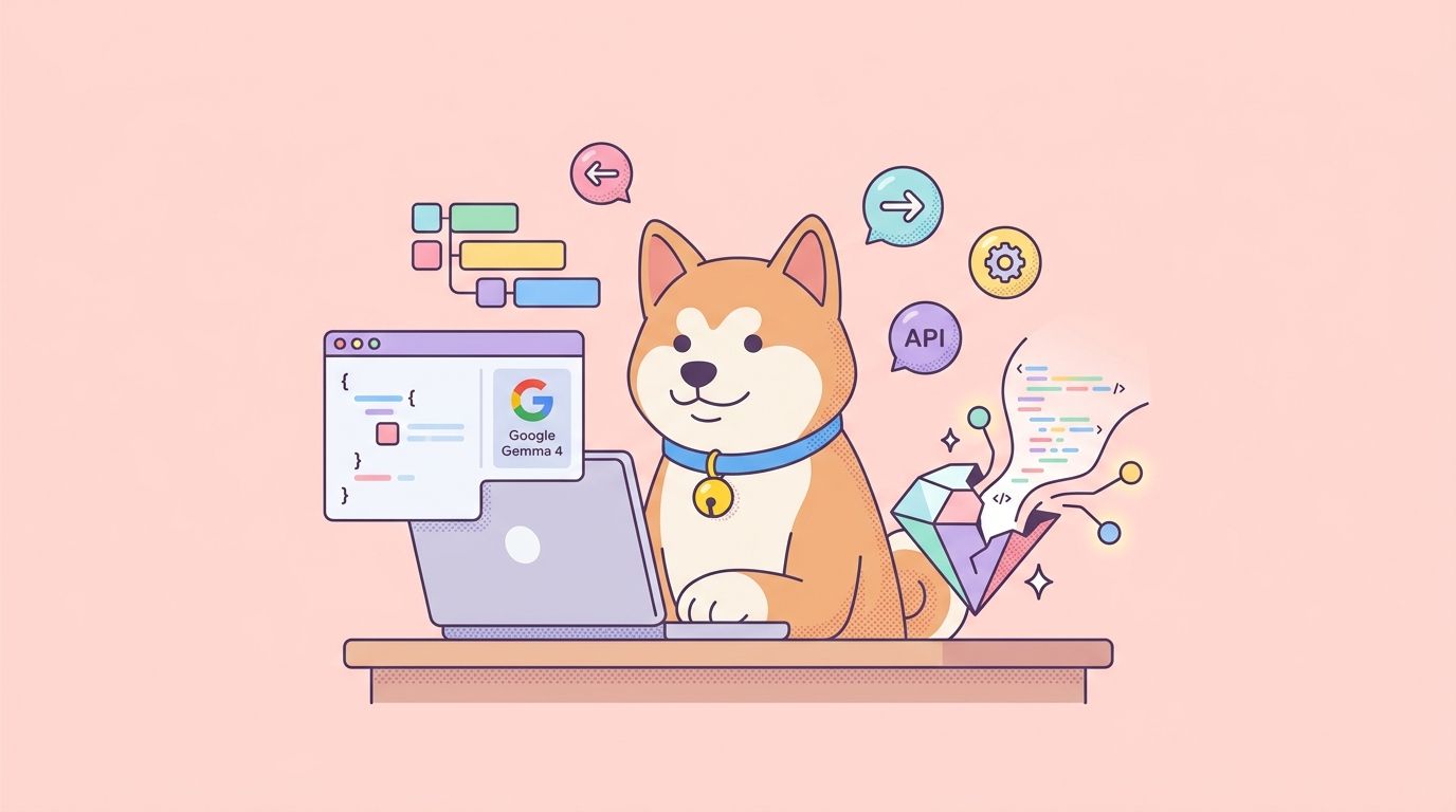 How do you run Gemma 4 as an API backend?