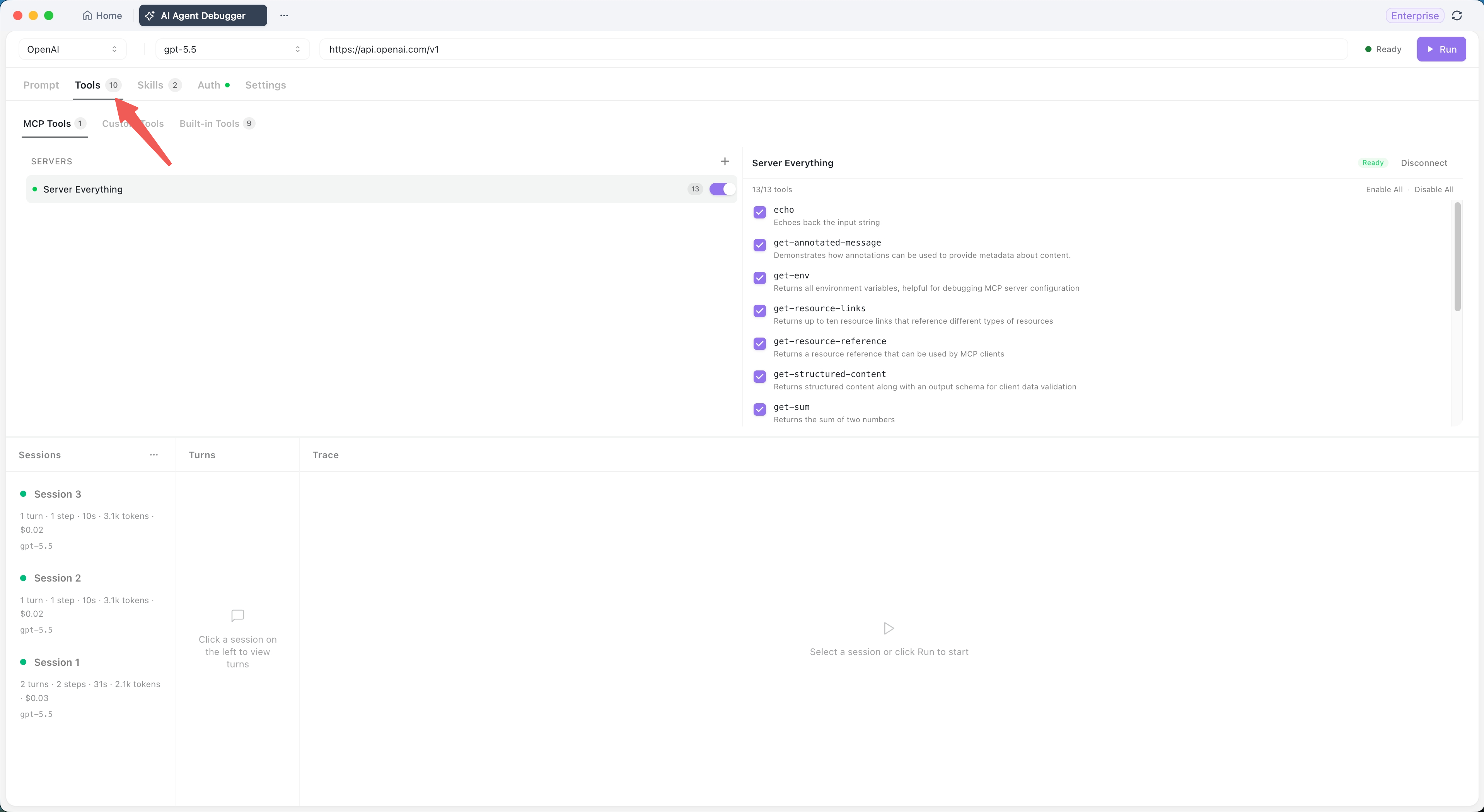 Debugging AI Tools using Apidog