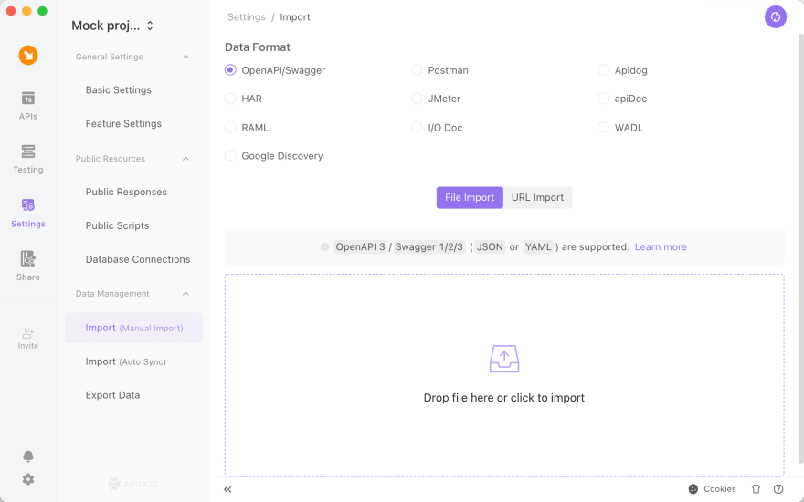 Import API