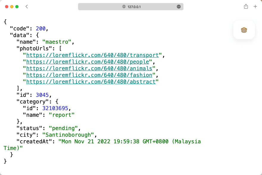 Mocking JSON