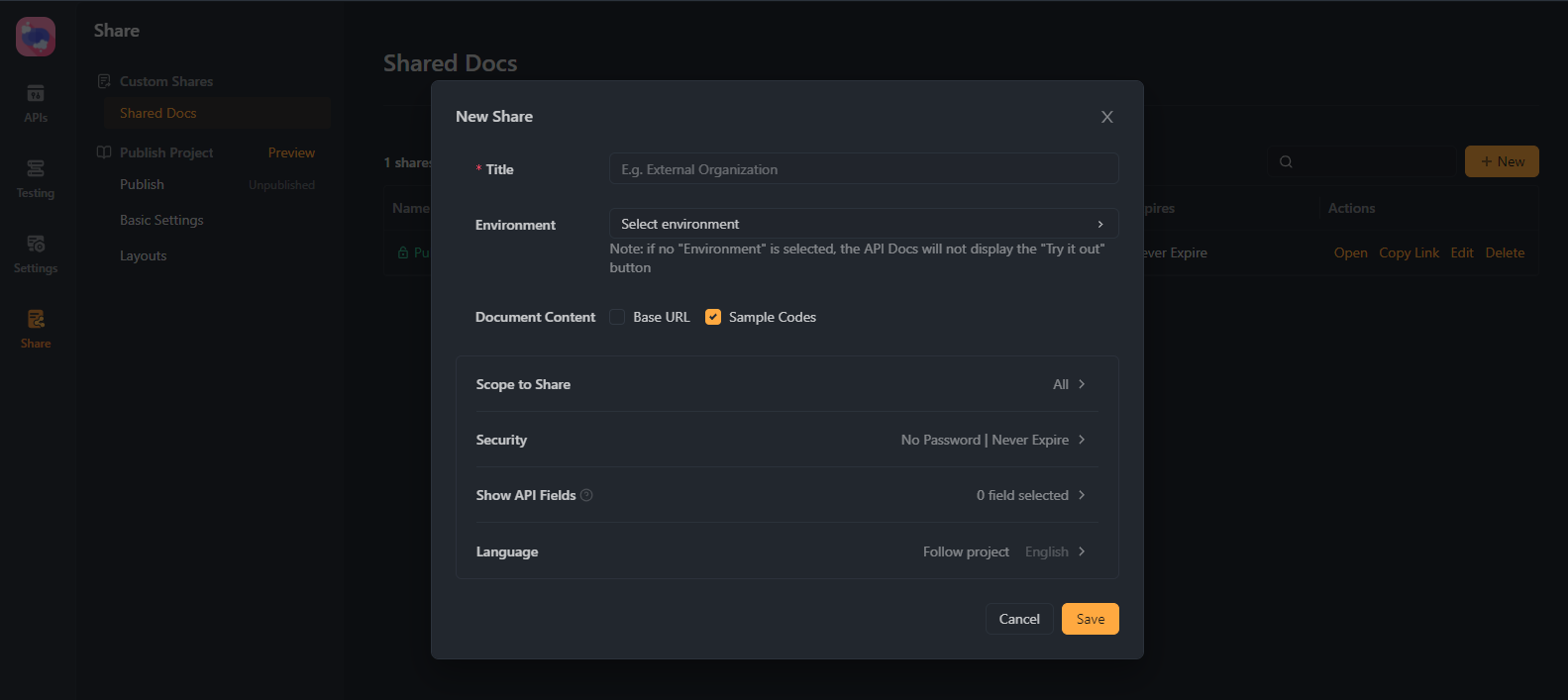 Documentation Sharing Online