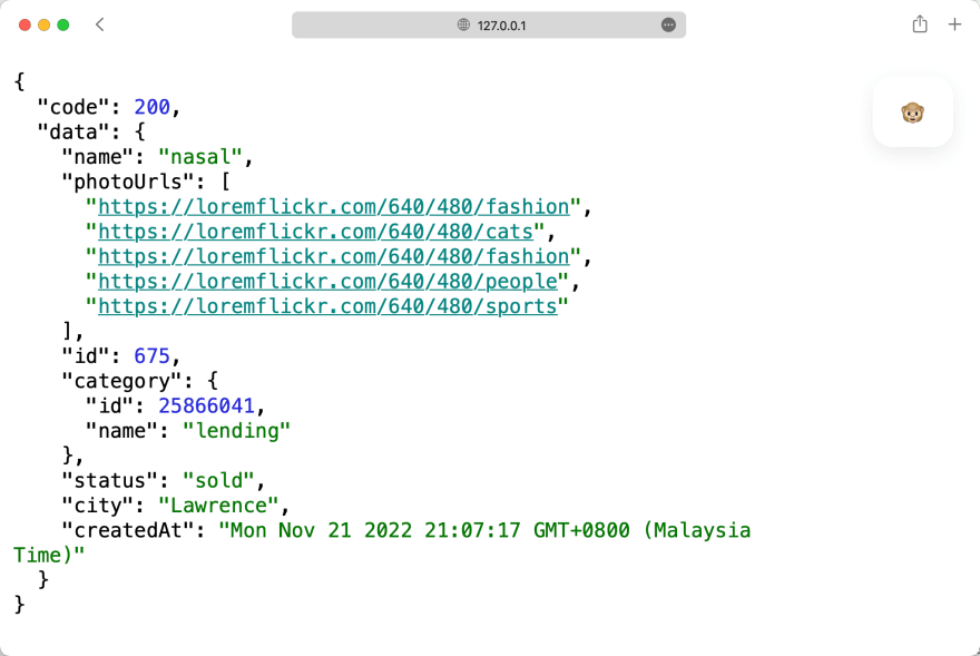 Mocking JSON