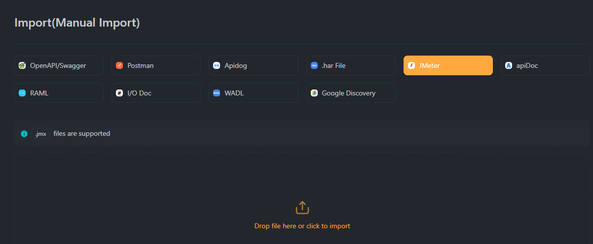 Apidog Import JMeter