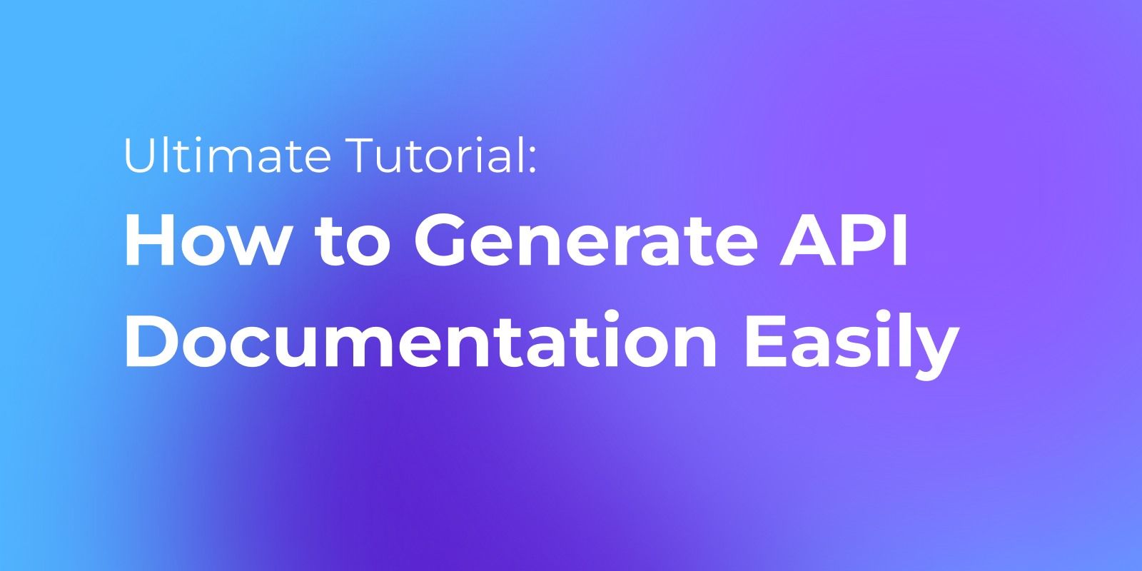 How to Generate API Documentation Using Apidog