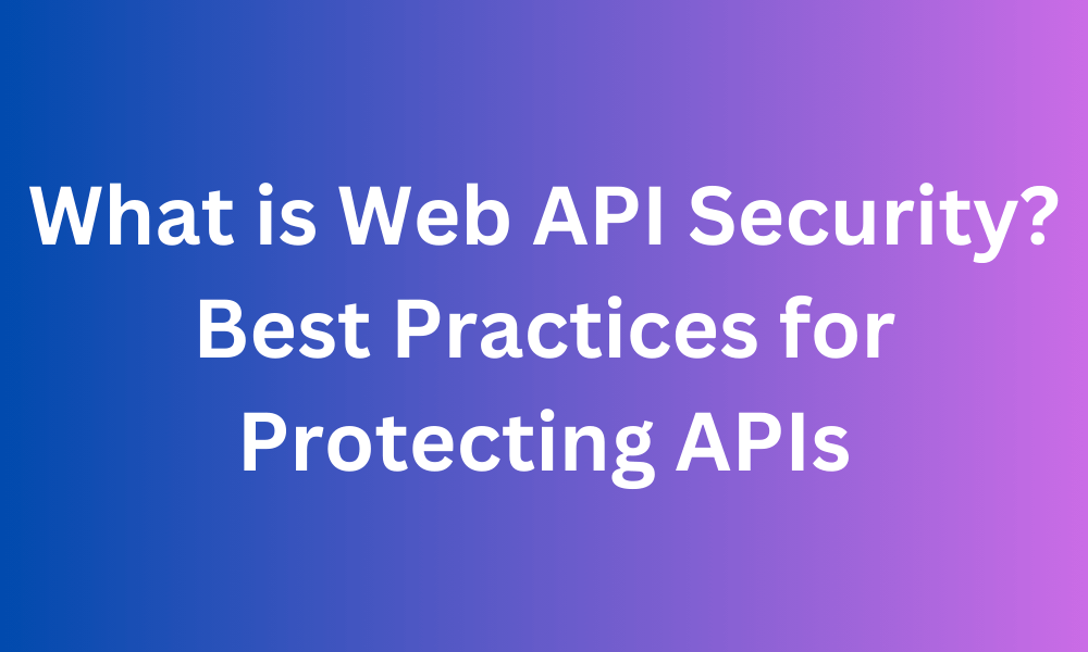 What Is Web API Security Best Practices For APIs Protecting