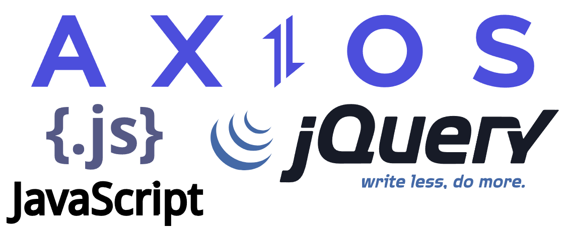 Axios, jquery, Javascrip illustration