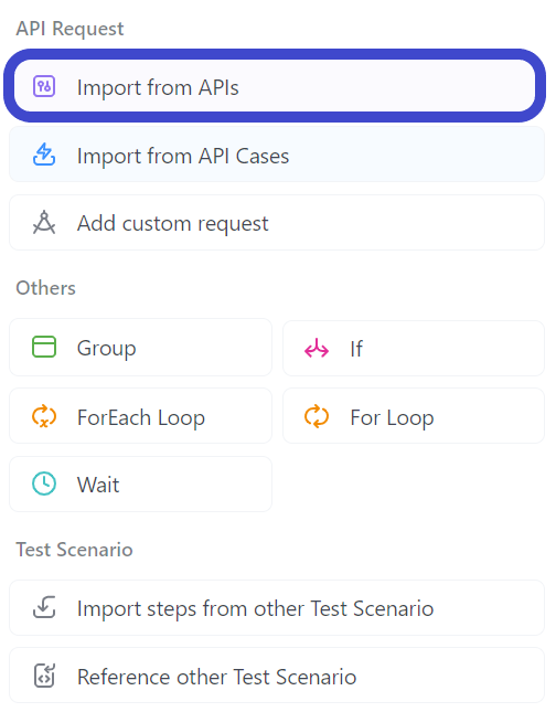 selecionar importação da api soap apidog